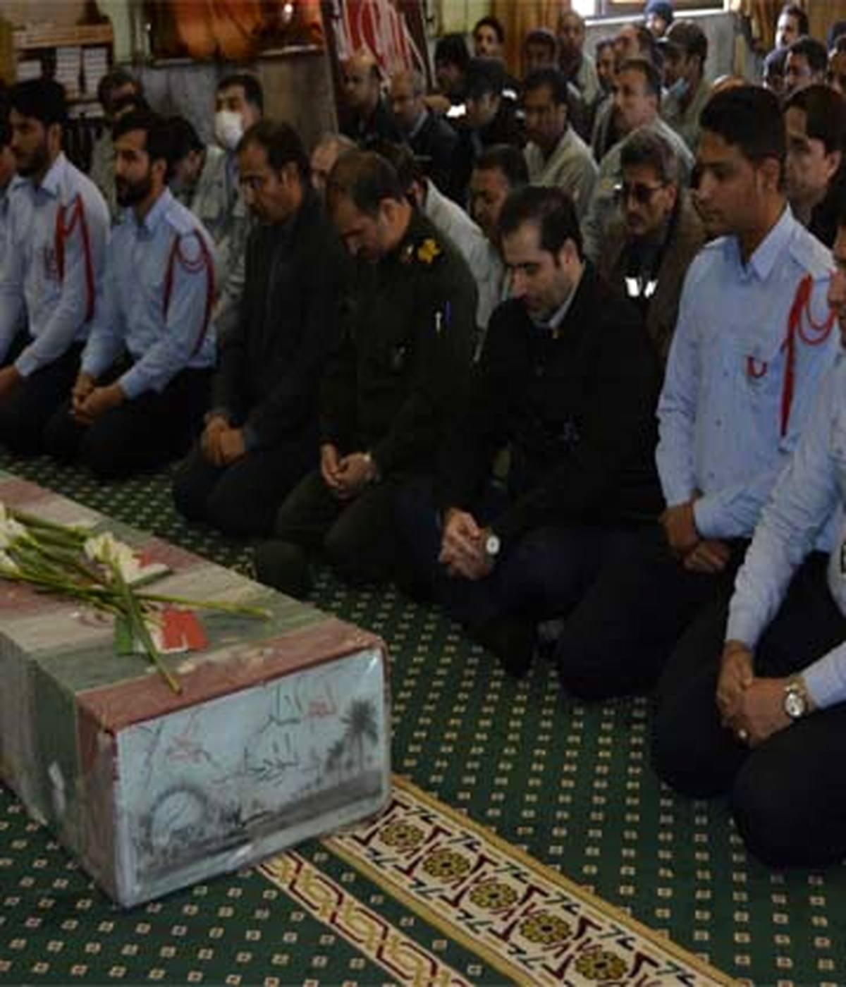 آیین پرشکوه وداع با یک شهیدِ والانام در بزرگترین جبهه صنعت شرق کشور